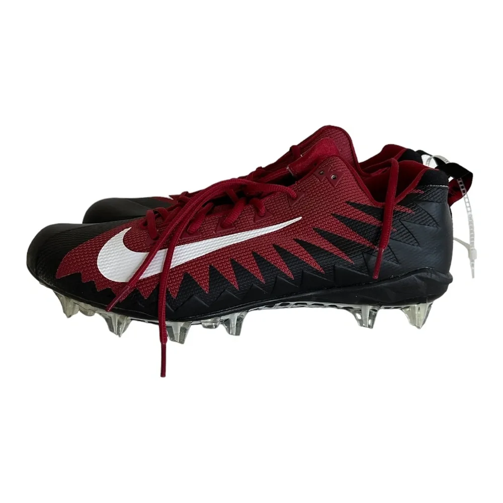 Nike Alpha Menace Low Football Cleats Shoes AJ26606-010 Maroon Men's Size 12_2